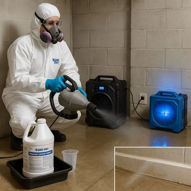 Sanitization and Odor Removal process in Meadowbrook, CA
